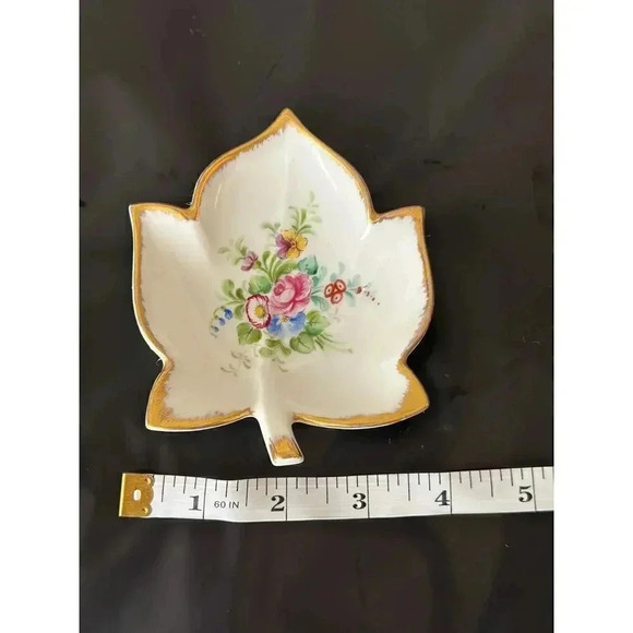 Other - Vintage Konigl.pr.tettau Bavarian leaf ring dish